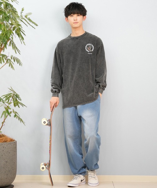 tシャツ 「ムラサキスポーツ限定」SANTACRUZ/サンタクルーズ ロンT バックプリント/カスレプリント ユニセックス 502243407 メンズ | SANTA CRUZ | 20