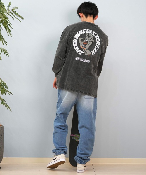 tシャツ 「ムラサキスポーツ限定」SANTACRUZ/サンタクルーズ ロンT バックプリント/カスレプリント ユニセックス 502243407 メンズ | SANTA CRUZ | 22