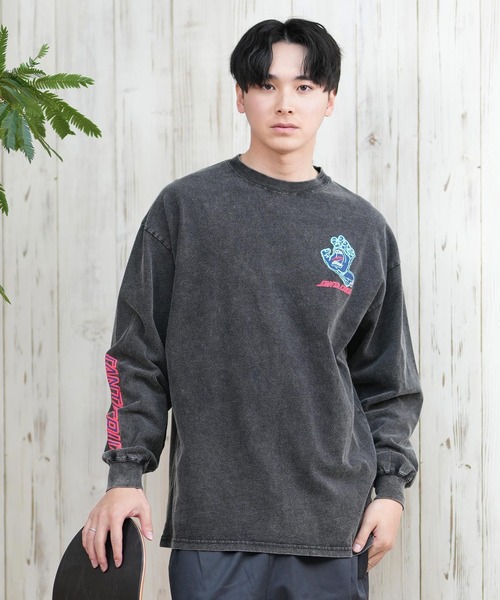 tシャツ 「ムラサキスポーツ限定」SANTACRUZ/サンタクルーズ ロンT バックプリント/カスレプリント ユニセックス 502243407 メンズ | SANTA CRUZ | 25
