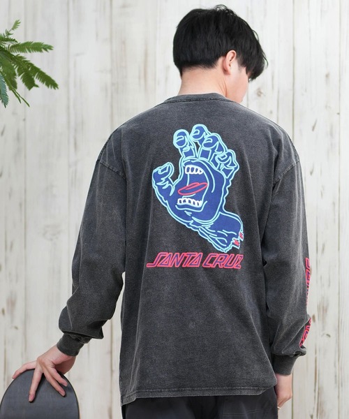 tシャツ 「ムラサキスポーツ限定」SANTACRUZ/サンタクルーズ ロンT バックプリント/カスレプリント ユニセックス 502243407 メンズ | SANTA CRUZ | 26