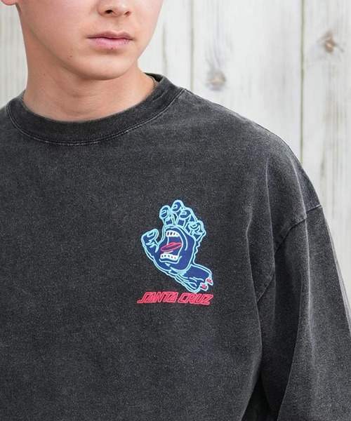 tシャツ 「ムラサキスポーツ限定」SANTACRUZ/サンタクルーズ ロンT バックプリント/カスレプリント ユニセックス 502243407 メンズ | SANTA CRUZ | 29