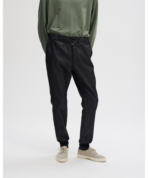 ジーンズ STRETCH DENIM SLIM FIT RIBBED PANTS メンズ レディースの画像