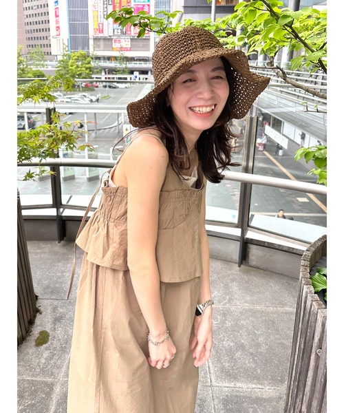 ungrid アングリッド 雑材ハット Ungrid 帽子 ハット 雑材ハット レディース : ZOZOTOWN Yahoo!店