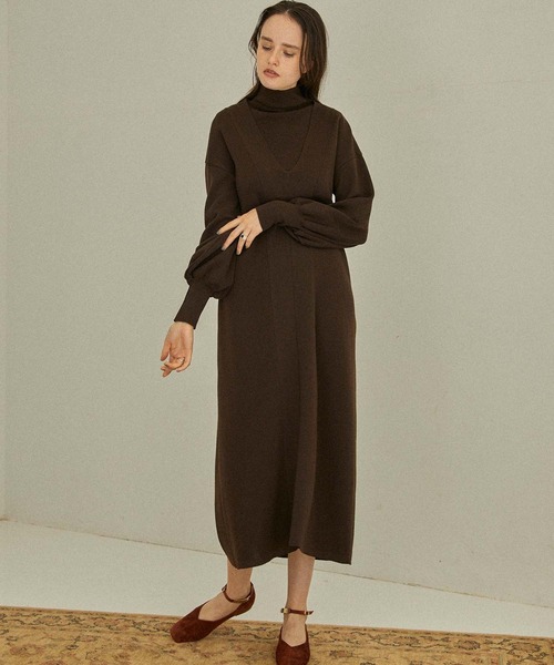 （美品）PUBLIC TOKYO パブリックトーキョー ニットワンピース PUBLIC TOKYO（パブリックトウキョウ） ニットワンピース FREE