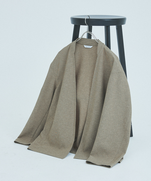 【RIRANCHA/リランチェ】ノーカラージャケット セットアップ ADAM ET ROPE' セットアップ 「RIRANCHA」サマーセットアップ