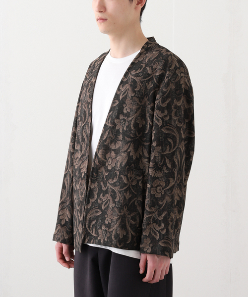 【RIRANCHA/リランチェ】ノーカラージャケット セットアップ ADAM ET ROPE' セットアップ 「RIRANCHA」サマーセットアップ