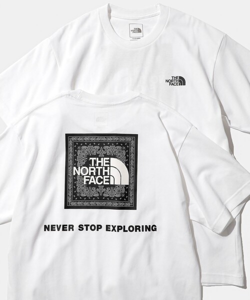 大人気 早い者勝ち TNF S/S バンダナスクエアロゴティー THE NORTH FACE tシャツ / ショートスリーブ バンダナ スクエア