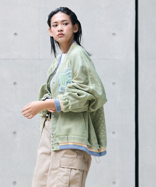 ジャケット・アウター FACETASM ZIPPER STADIUM JACKET 3 FACETASM - 【ラスト1点】PATCHED STADIUM JACKET / パッチド
