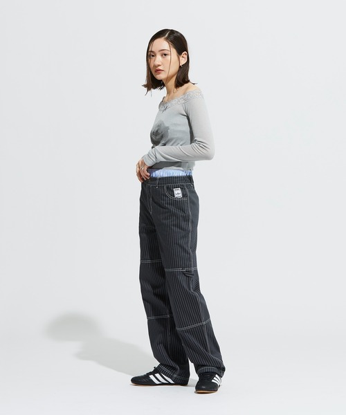 adidas パンツ 総柄プリント ユーティリティパンツ / アディダス