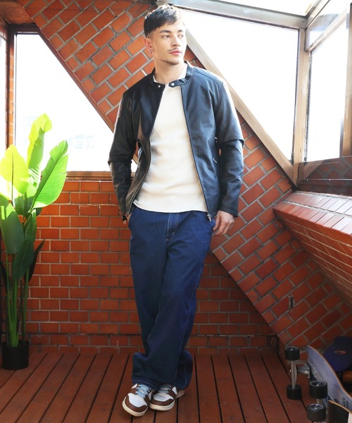 「Beautiful Harmony」 「never acquiesce」ブルゾン MEDIUM マスタード メンズ_画像5