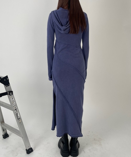 ハーフジップニットワンピース　ROGER AND RAW Halfzip knit long one-piece｜【公式】ROGER AND RAW通販サイト