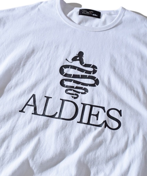 ALDIES（アールディーズ） tシャツ Logo Cut / ロゴカット メンズ