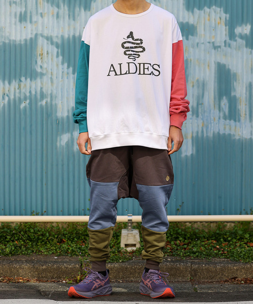 ALDIES（アールディーズ） tシャツ Logo Cut / ロゴカット メンズ