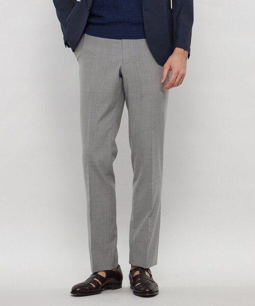 マッキントッシュロンドン　メンズ　スラックス LEON掲載】【New Adjustable Fit】ウールフランネルスラックス