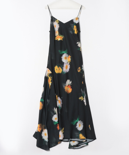 [ Desigual ] 花柄 ドレス ノースリーブ ワンピース Desigual ワンピース 花柄シフォンスリップドレス : ZOZOTOWN