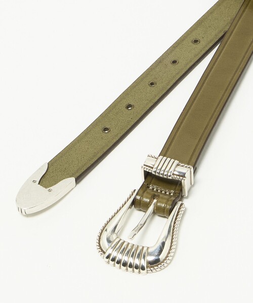 緑タグ付き TORY leather western belt 新品 30 TORY LEATHER（トリーレザー） ベルト 「TORY LEATHER」レザー