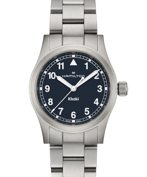 (美)ハミルトンHAMILTON カーキフィールドKhaki Field33mm カーキ フィールド King Quartz - ダイヤルカラー:ブラック