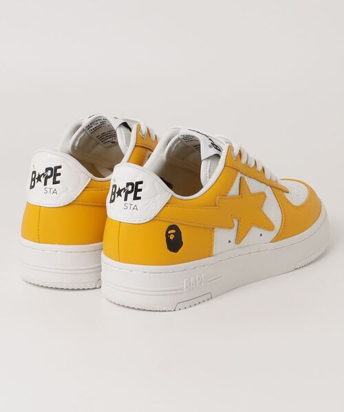 BAPE STA オレンジ/ホワイト スニーカー BAPE STA OS #3（スニーカー）｜A BATHING APE（アベイシング