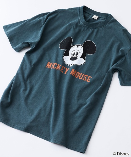 Disney フレームワーク コラボ ミッキー ビッグシルエット tシャツ Disney フレームワーク コラボ ミッキー ビッグシルエット t