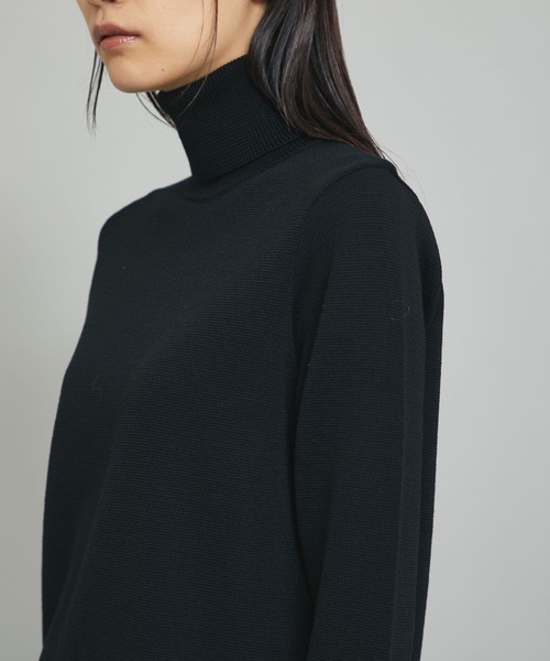 「WRAPINKNOT」 タートルネックニット 0 ホワイト レディース_画像2