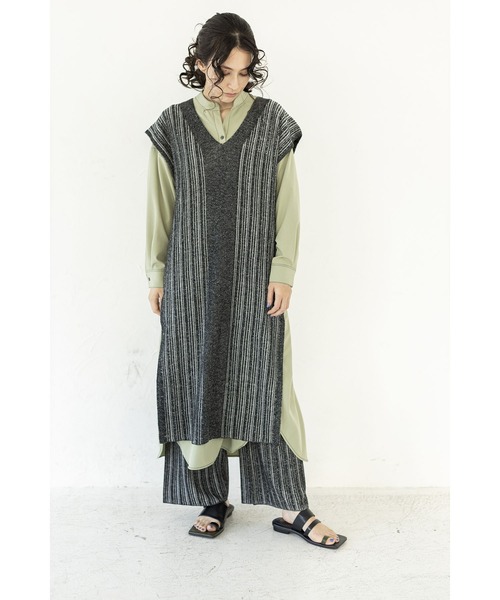 「OSMOSIS」 イージーパンツ ONE SIZE ブラック レディース_画像6