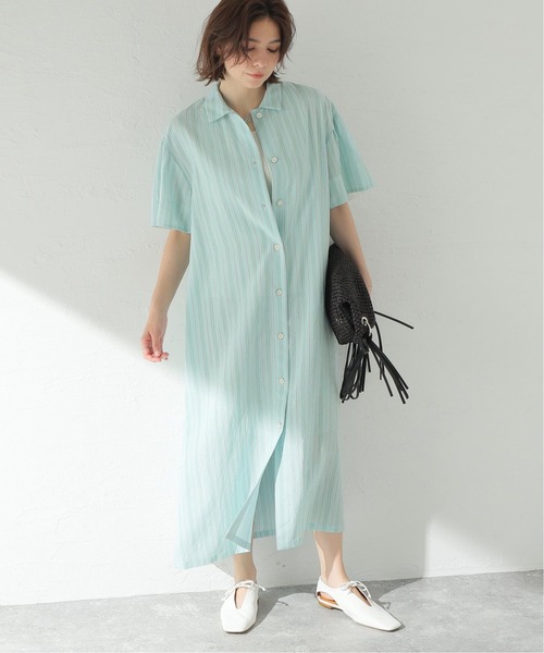 Spick & Span ストライプ ロング シャツ ワンピース 日本製 Spick & Span - ❤️美品❤️Spick and Span ストライプシャツ