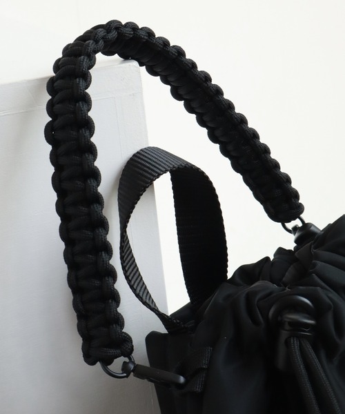 デイバック リュック 「ADAMPATEK/アダムパテック」double pockets drawstring backpack/ダブルポケット ドローストリング バックパック メンズ レディース | ADAM PATEK | 15