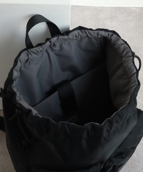 デイバック リュック 「ADAMPATEK/アダムパテック」double pockets drawstring backpack/ダブルポケット ドローストリング バックパック メンズ レディース | ADAM PATEK | 18