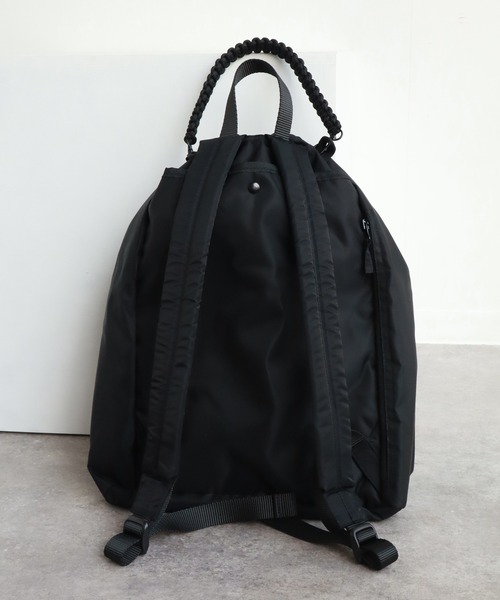 デイバック リュック 「ADAMPATEK/アダムパテック」double pockets drawstring backpack/ダブルポケット ドローストリング バックパック メンズ レディース | ADAM PATEK | 14