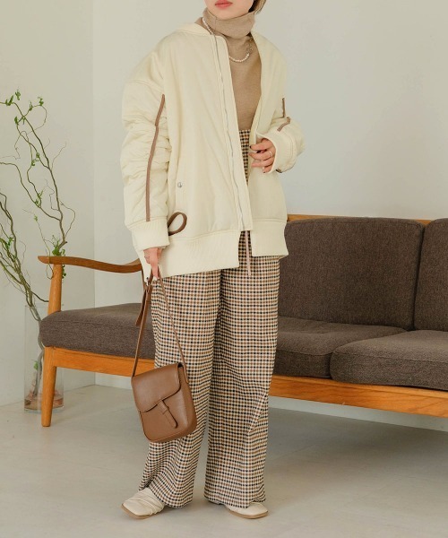 [Bab] блузон M слоновая кость женский 