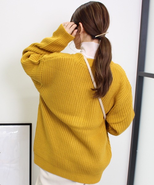 「INGNI」 ニットカーディガン M アイボリー レディース_画像5