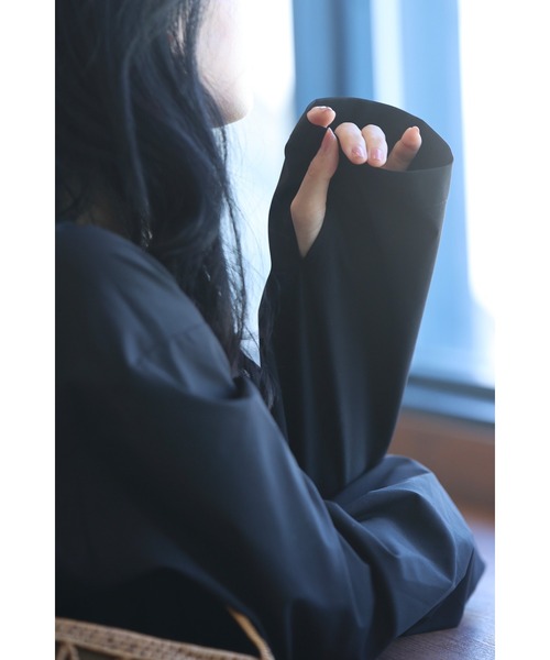 tシャツ （黒）夏もアクティブな私の為のUVカットラッシュガードプルオーバートップス レディース