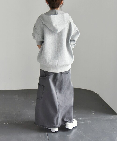 「quaranciel」 ジップアップパーカー ONE SIZE ブラック レディース quaranciel 「quaranciel」 ジップアップパーカー ONE SIZE