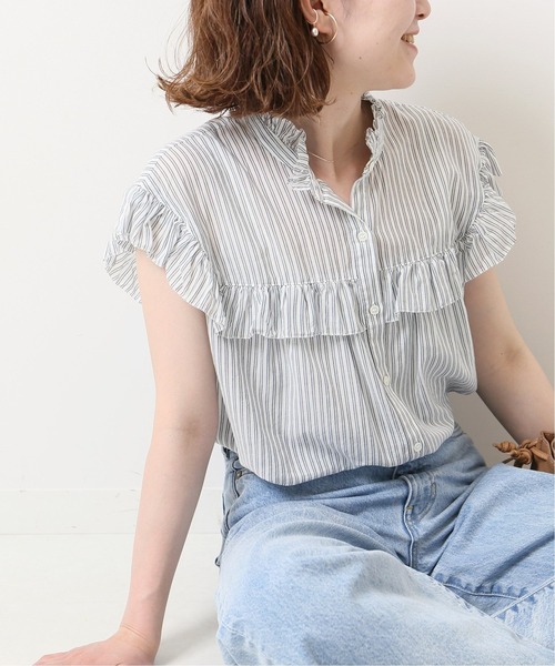 「Spick & Span」 ノースリーブブラウス - ホワイト レディース Spick＆Span 「Spick & Span」 ノースリーブブラウス FREE