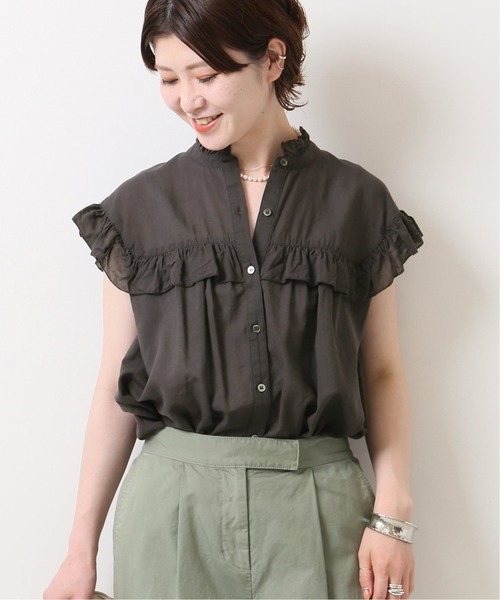 「Spick & Span」 ノースリーブブラウス - ホワイト レディース Spick＆Span 「Spick & Span」 ノースリーブブラウス - ホワイト