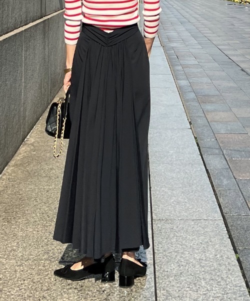 JENNE　美品　ロングスカート ドットチュール ボリュームスカート（スカート）｜JENNE