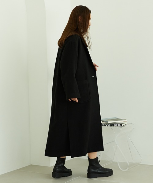 MISCH MASCH（ミッシュマッシュ） チェスターコート L ブラック