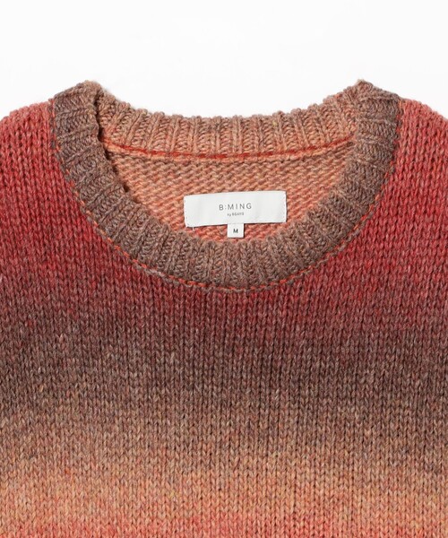 B：MING by BEAMS（ビーミング by ビームス） セーター ニット 3ゲージ