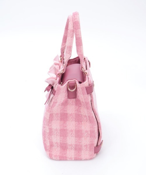 axes femme POETIQUE ショルダーバッグ バッグ ラメツイード推し活