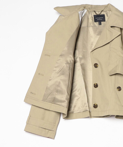 「BANANA REPUBLIC FACTORY STORE」 トレンチコート S アイボリー レディース_画像2