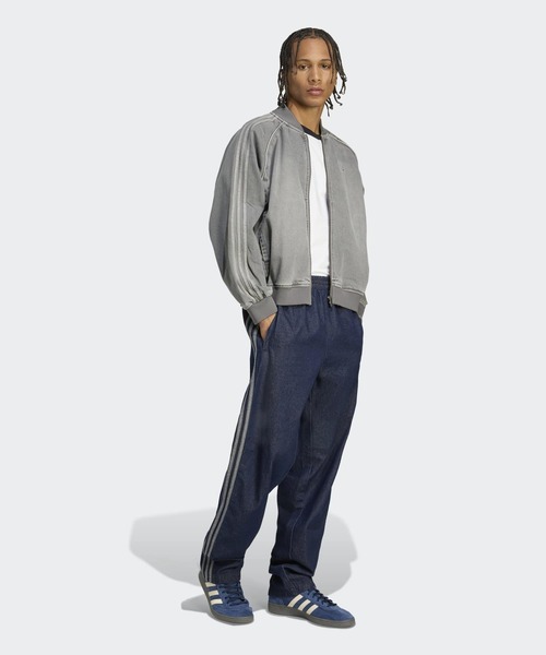 adidas デニム Gジャン 上下セットアップ　アディダスオリジナルス adidas デニムジャケット gジャン SST アディカラー ルーズ