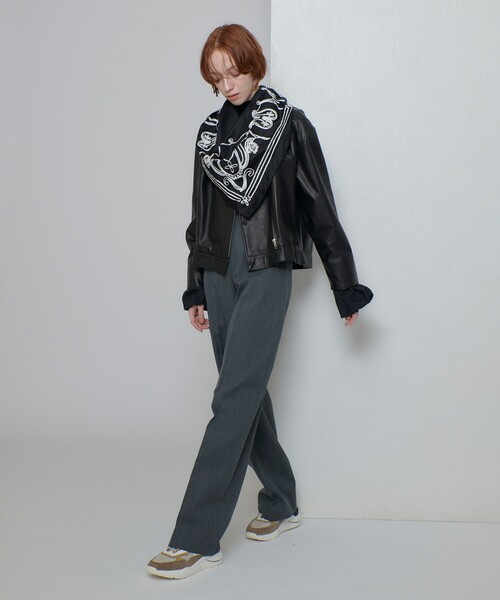 allureville ブルゾン アウター レザーブルゾン レディース : ZOZOTOWN