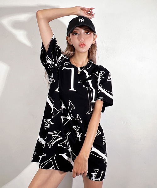 BLACK QUEEN（ブラッククイーン） tシャツ 半袖 「BLACKQUEEN」総柄