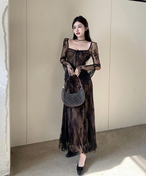 shameless ドレス 「結婚式・二次会」フラワーチュールレイヤード