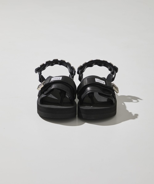 「TOGA PULLA」 フラットサンダル 25 ブラック レディース_画像2