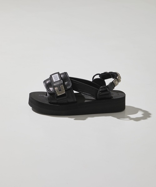 「TOGA PULLA」 フラットサンダル 25 ブラック レディース_画像4