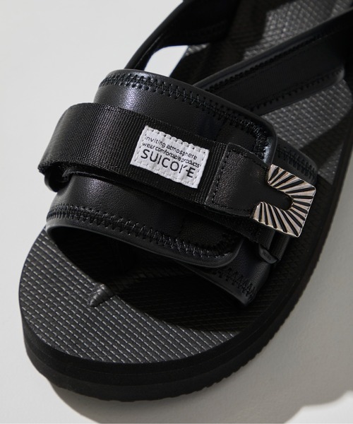 「TOGA PULLA」 フラットサンダル 25 ブラック レディース_画像7