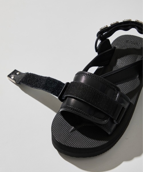 「TOGA PULLA」 フラットサンダル 25 ブラック レディース_画像8