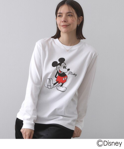OPAQUE.CLIP（オペークドットクリップ） tシャツ 「Mickey Mouse