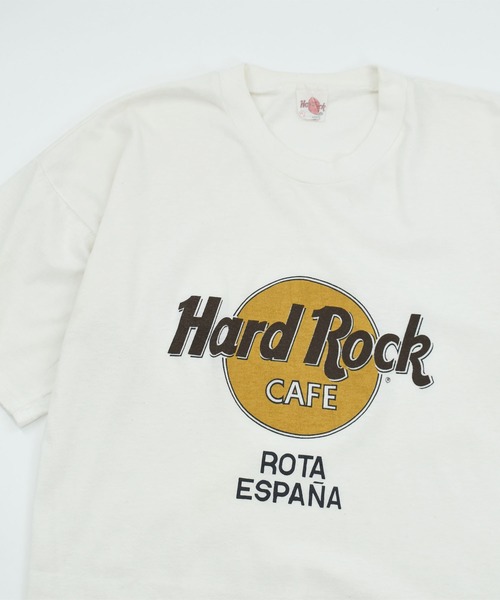 90s フランス　Carrefour　企業　Tシャツ VINTAGE tシャツ 「USED」90's HARD ROCK CAFE 企業ロゴ Tシャツ